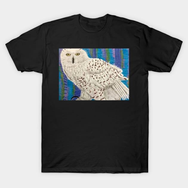 Snow owl T-Shirt by SamsArtworks